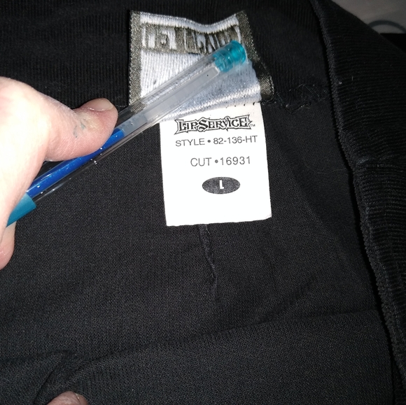 Lip Service Corporate Goth Black Velvet Corduroy and Lace Pencil Skirt Grunge - Picture 4 of 4